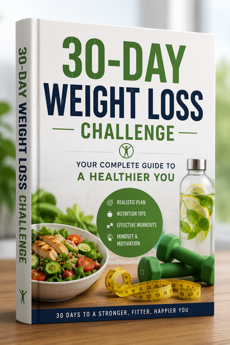 30-Day Weight Loss Challenge: Your Complete Guide to a Healthier You (Digital PDF)